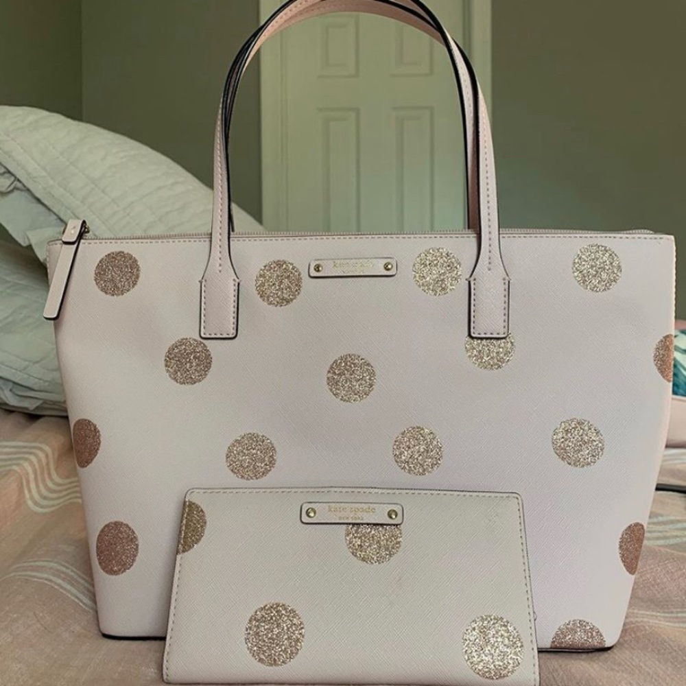 Kate Spade purse and wallet set
